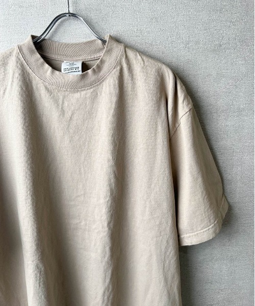 SHAKA WeAR（シャカウェア）の「【SHAKA WEAR】7.5oz Garment Dye Drop Shoulder / 7.5オンス ガーメントダイ ドロップショルダー Tシャツ（Tシャツ/カットソー・メンズ・オートミール/ホワイト/スミクロ/ブラック/クリーム・LARGE/MEDIUM/SMALL）」の5枚目の写真