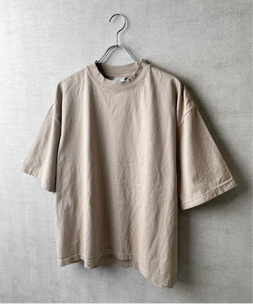 SHAKA WeAR（シャカウェア）の「【SHAKA WEAR】7.5oz Garment Dye Drop Shoulder / 7.5オンス ガーメントダイ ドロップショルダー Tシャツ（Tシャツ/カットソー・メンズ・オートミール/ホワイト/スミクロ/ブラック/クリーム・LARGE/MEDIUM/SMALL）」の7枚目の写真