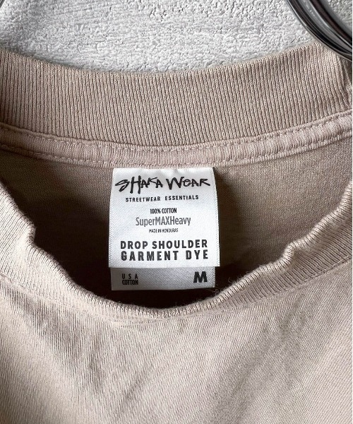 SHAKA WeAR（シャカウェア）の「【SHAKA WEAR】7.5oz Garment Dye Drop Shoulder / 7.5オンス ガーメントダイ ドロップショルダー Tシャツ（Tシャツ/カットソー・メンズ・オートミール/ホワイト/スミクロ/ブラック/クリーム・LARGE/MEDIUM/SMALL）」の21枚目の写真