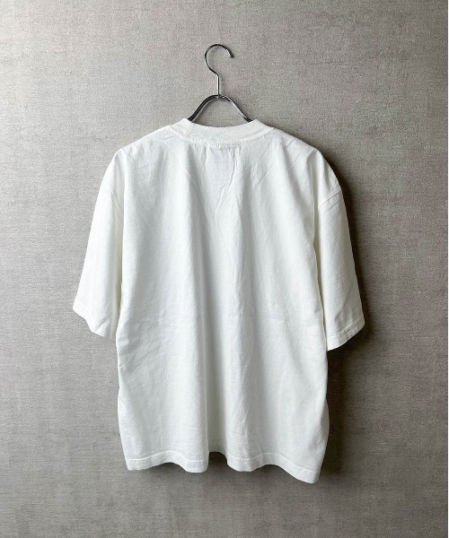 SHAKA WeAR（シャカウェア）の「【SHAKA WEAR】7.5oz Garment Dye Drop Shoulder / 7.5オンス ガーメントダイ ドロップショルダー Tシャツ（Tシャツ/カットソー・メンズ・オートミール/ホワイト/スミクロ/ブラック/クリーム・LARGE/MEDIUM/SMALL）」の17枚目の写真