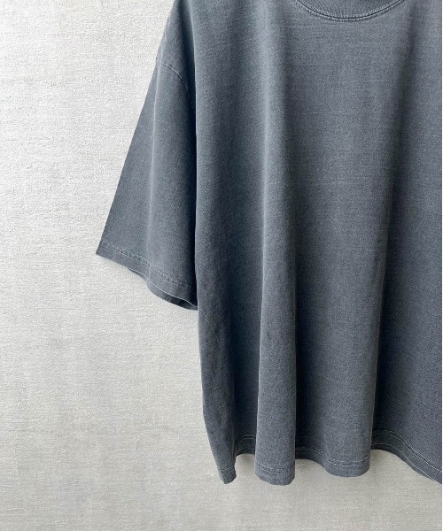 SHAKA WeAR（シャカウェア）の「【SHAKA WEAR】7.5oz Garment Dye Drop Shoulder / 7.5オンス ガーメントダイ ドロップショルダー Tシャツ（Tシャツ/カットソー・メンズ・オートミール/ホワイト/スミクロ/ブラック/クリーム・LARGE/MEDIUM/SMALL）」の11枚目の写真