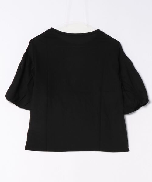 and it_(アンドイット)の「バル-ン5分袖カットソー(Tシャツ/カットソー・レディース・ブラック/カーキ/オフホワイト/モカ/ベージュ・M-L)」の6枚目の写真