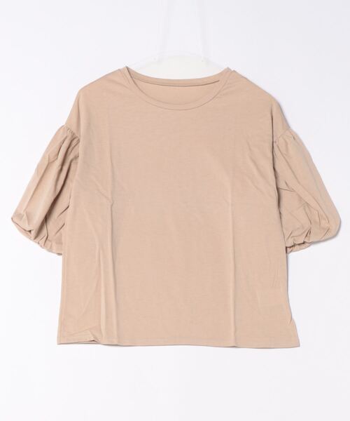 and it_(アンドイット)の「バル-ン5分袖カットソー(Tシャツ/カットソー・レディース・ブラック/カーキ/オフホワイト/モカ/ベージュ・M-L)」の15枚目の写真
