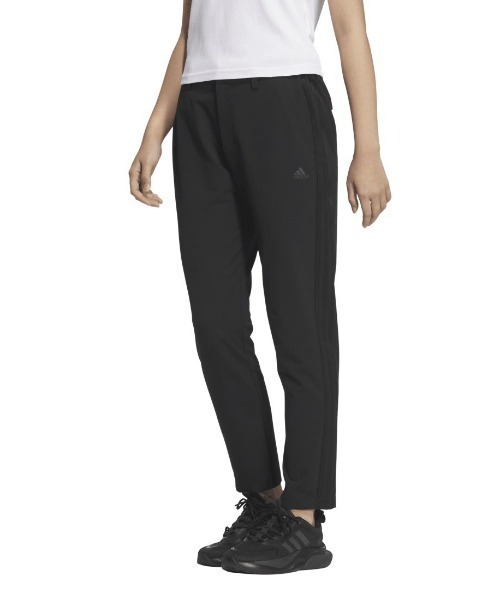 adidas（アディダス）の「【別注】アディダス adidas W MH ANK ウーブンパンツ 限定コラボ（その他パンツ・レディース・ブラック×ブラック/ブラック×ホワイト・XL/L/M/S）」の2枚目の写真