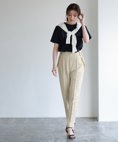 セール】ポケットフリルテーパードパンツ（その他パンツ）｜Pierrot