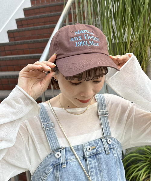 DISCOAT(ディスコート)の「【ふるりマルシェ】フルリマルシェロゴキャップ(キャップ・レディース・ブラウン/ネイビー/ダークグリーン・FREE)」の14枚目の写真