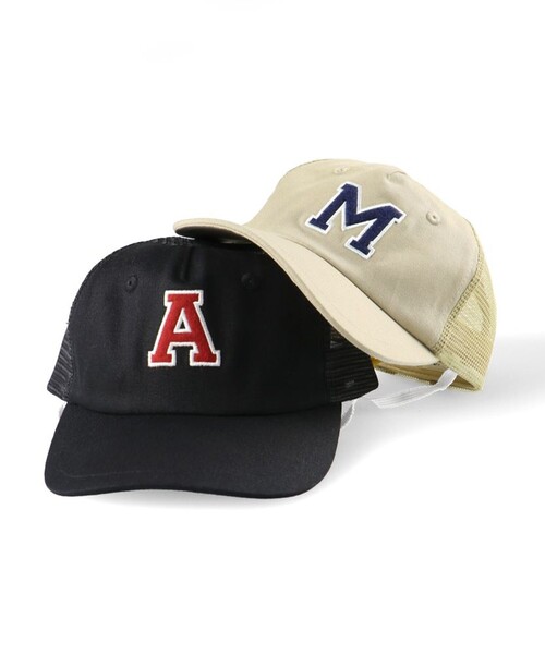 BRANSHES(ブランシェス)の「ワッペンメッシュキャップ(キャップ・キッズ・ブラック/ベージュ・L/S/M)」の8枚目の写真