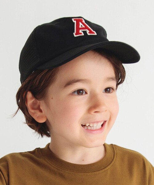 BRANSHES(ブランシェス)の「ワッペンメッシュキャップ(キャップ・キッズ・ブラック/ベージュ・L/S/M)」の11枚目の写真