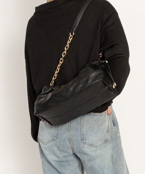 SVEC（シュベック）の「チェーン ショルダーバッグ（ショルダーバッグ・レディース・ブラック・FREE）」の13枚目の写真