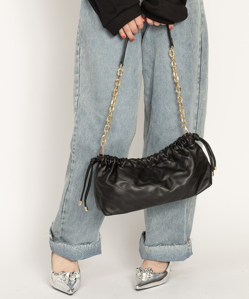 SVEC（シュベック）の「チェーン ショルダーバッグ（ショルダーバッグ・レディース・ブラック・FREE）」の15枚目の写真