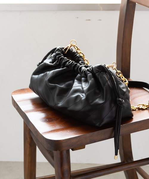 SVEC（シュベック）の「チェーン ショルダーバッグ（ショルダーバッグ・レディース・ブラック・FREE）」の16枚目の写真