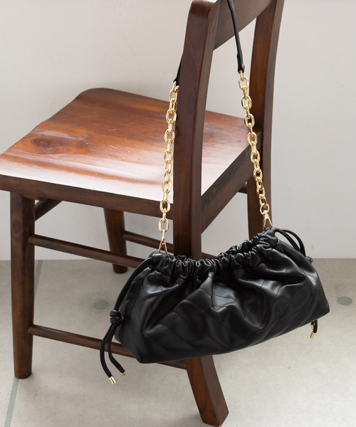 SVEC（シュベック）の「チェーン ショルダーバッグ（ショルダーバッグ・レディース・ブラック・FREE）」の3枚目の写真