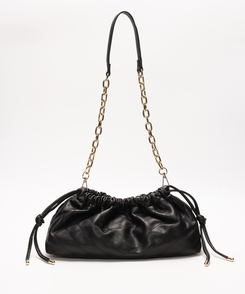 SVEC（シュベック）の「チェーン ショルダーバッグ（ショルダーバッグ・レディース・ブラック・FREE）」の4枚目の写真