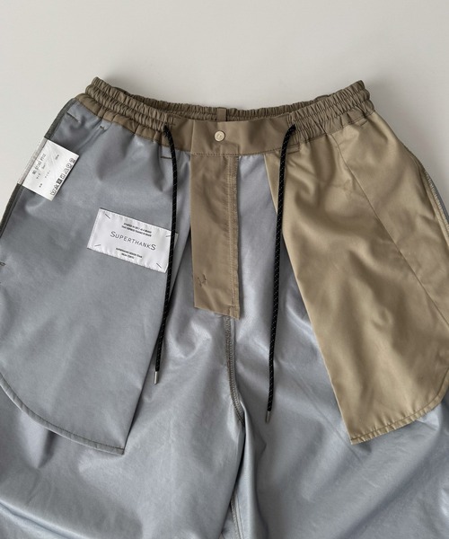 CANAL JEAN（キャナルジーン）の「SUPERTHANKS　ネオスラックス（スラックス・レディース・グレイッシュベージュ/ブラック・SMALL）」の21枚目の写真