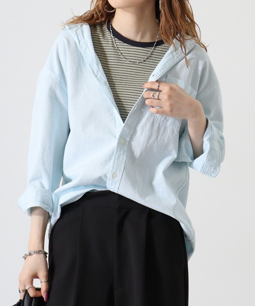 Candy Fantasy（キャンディーファンタジー）の「パナマレギュラーカラー七分袖シャツ（シャツ/ブラウス・メンズ・ピンク/ホワイト系その他/ミント/ネイビー/ブルー系その他/カーキ/ブルー/ホワイト/ブラック/ブルー系その他2・M/L/LL）」の22枚目の写真