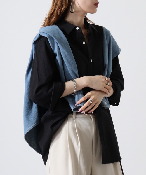 Candy Fantasy（キャンディーファンタジー）の「パナマレギュラーカラー七分袖シャツ（シャツ/ブラウス・メンズ・ピンク/ホワイト系その他/ミント/ネイビー/ブルー系その他/カーキ/ブルー/ホワイト/ブラック/ブルー系その他2・M/L/LL）」の17枚目の写真