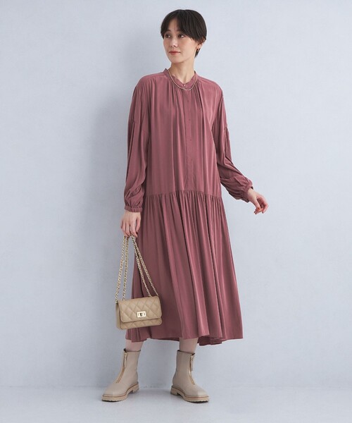 【セール】フィブリル ティアード ワンピース（ワンピース）｜green label relaxing（グリーンレーベルリラクシング） 6,292円