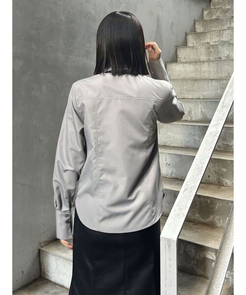 MURUA（ムルーア）の「ブラディテールシャツ（シャツ/ブラウス・レディース・グレー/ホワイト・FREE）」の21枚目の写真