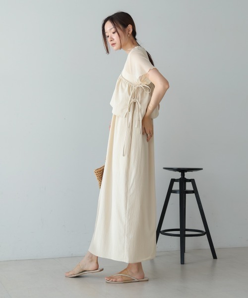 Bab(バブ)の「【S・Mサイズ展開あり】マルチWAYビスチェセットワンピース(ワンピース・レディース・ホワイト系その他/グレー・M/S)」の9枚目の写真