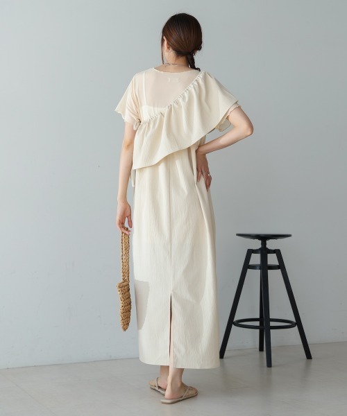 Bab(バブ)の「【S・Mサイズ展開あり】マルチWAYビスチェセットワンピース(ワンピース・レディース・ホワイト系その他/グレー・M/S)」の11枚目の写真