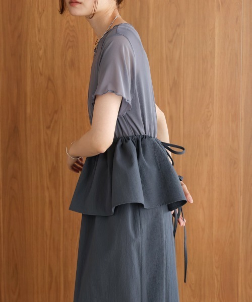 Bab(バブ)の「【S・Mサイズ展開あり】マルチWAYビスチェセットワンピース(ワンピース・レディース・ホワイト系その他/グレー・M/S)」の18枚目の写真