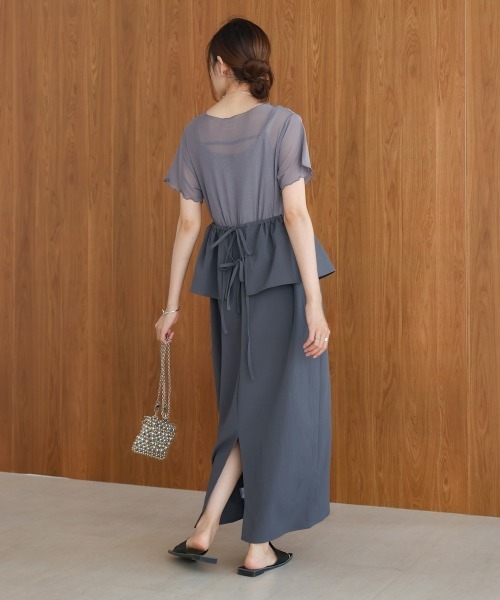 Bab(バブ)の「【S・Mサイズ展開あり】マルチWAYビスチェセットワンピース(ワンピース・レディース・ホワイト系その他/グレー・M/S)」の21枚目の写真
