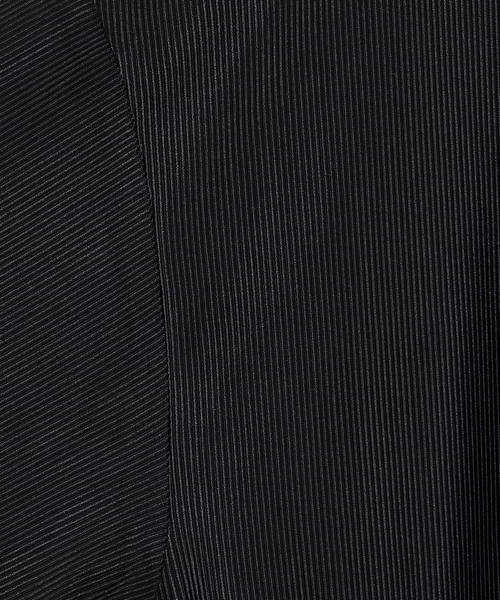 AH ABAHOUSE（エーエイチアバハウス）の「ストライプ ジャガード 半袖 Tシャツ（Tシャツ/カットソー・メンズ・ホワイト/ブラック/ラベンダー/グレー・48/46）」の11枚目の写真