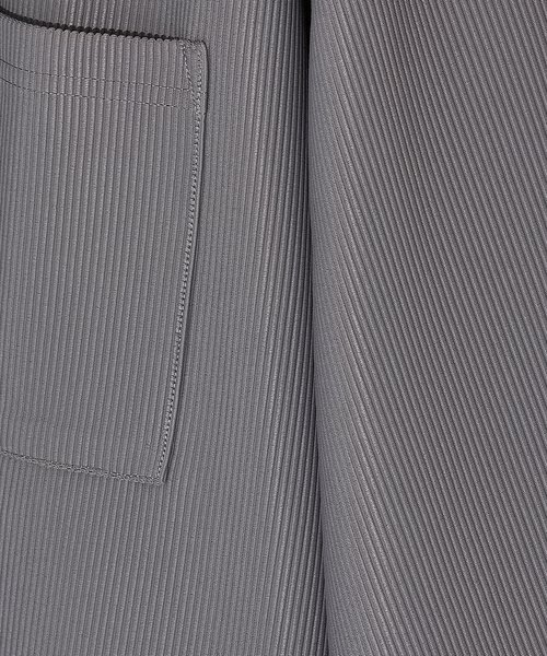 AH ABAHOUSE（エーエイチアバハウス）の「ストライプ ジャガード 半袖 Tシャツ（Tシャツ/カットソー・メンズ・ホワイト/ブラック/ラベンダー/グレー・48/46）」の13枚目の写真