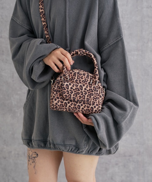 WEGO(ウィゴー)の「WEGO/ミニボストンショルダー(ショルダーバッグ・レディース・ブラック/シルバー/ブラウン/レッド/その他1・FREE)」の7枚目の写真