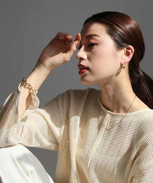 abaskdesign（アバスクデザイン）の「金属アレルギー対応 オリジナルチャーム付きステンレスチェーンブレスレット /チャームブレスレット（ブレスレット・レディース・シルバー/ゴールド・FREE）」の5枚目の写真