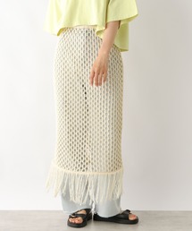 LEPSIM | 5ゲージフリンジメッシュスカート　987595(スカート)