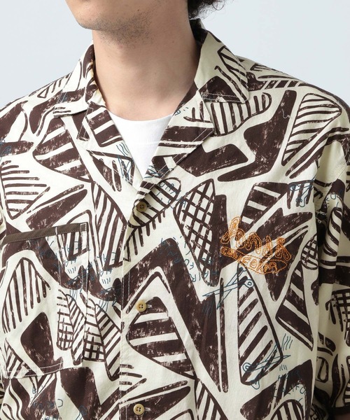 BAYFLOW(ベイフロー)の「【HAIR CALIFORNIA】柄シャツ(シャツ/ブラウス・メンズ・ブラック/ナチュラル・MEDIUM/LARGE)」の5枚目の写真
