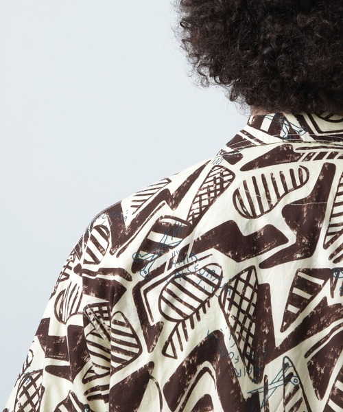 BAYFLOW(ベイフロー)の「【HAIR CALIFORNIA】柄シャツ(シャツ/ブラウス・メンズ・ブラック/ナチュラル・MEDIUM/LARGE)」の6枚目の写真