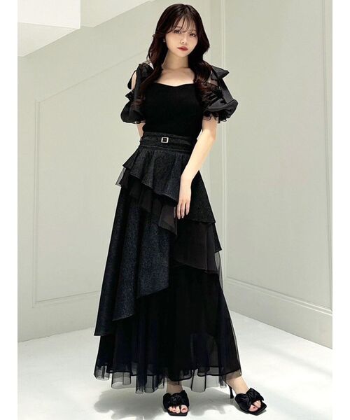 RESEXXY（リゼクシー）の「ボリュームリボンニットトップス（ニット/セーター・レディース・その他1/ピンク/ブラック・FREE）」の22枚目の写真