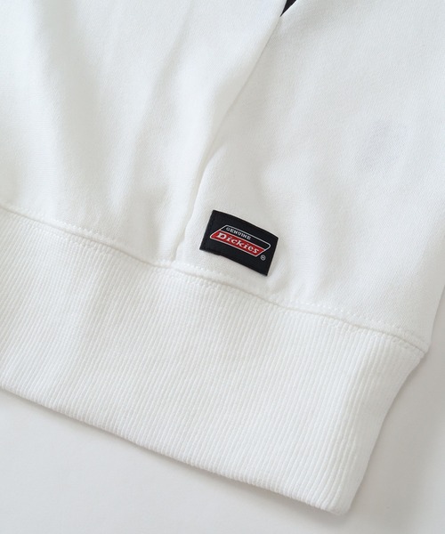 Dickies(ディッキーズ)の「【GENUINE DICKIES/ジェニュインディッキーズ】配色 スポーティー ロゴプリント スウェット トレーナー(スウェット・レディース・ブラック/ネイビー/オフホワイト・L/M)」の11枚目の写真