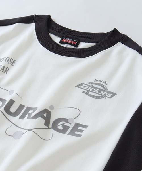Dickies(ディッキーズ)の「【GENUINE DICKIES/ジェニュインディッキーズ】配色 スポーティー ロゴプリント スウェット トレーナー(スウェット・レディース・ブラック/ネイビー/オフホワイト・L/M)」の7枚目の写真