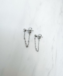 チェーンビジューピアス