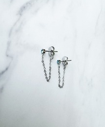 チェーンビジューピアス