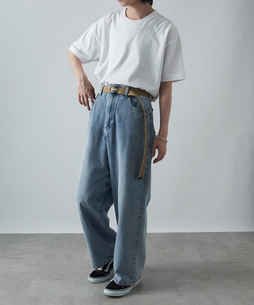 THRASHER(スラッシャー)の「【THRASHER】ロゴプリント デザインベルト THR-016(ベルト・メンズ・グレー/ネイビー/ベージュ/レッド/カーキ/オフホワイト/ブラック/ホワイト/イエロー・FREE)」の14枚目の写真