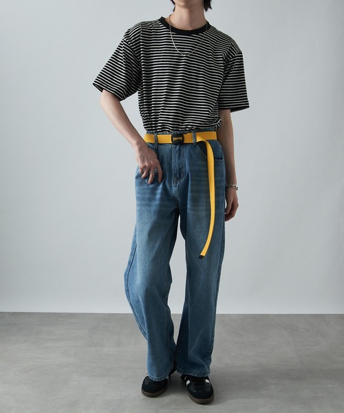 THRASHER(スラッシャー)の「【THRASHER】ロゴプリント デザインベルト THR-016(ベルト・メンズ・グレー/ネイビー/ベージュ/レッド/カーキ/オフホワイト/ブラック/ホワイト/イエロー・FREE)」の18枚目の写真