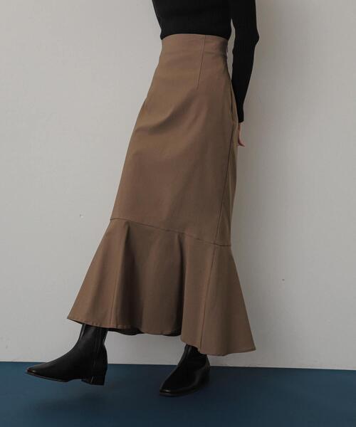 SENSE OF PLACE by URBAN RESEARCH（センスオブプレイスバイアーバンリサーチ）の「ストレッチハイウエストマーメイドスカート（スカート・レディース・モカ/ライトベージュ/ブラック・LARGE/MEDIUM/X-SMALL/SMALL/TALL）」の14枚目の写真