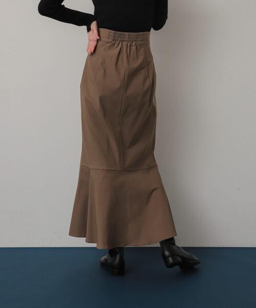 SENSE OF PLACE by URBAN RESEARCH（センスオブプレイスバイアーバンリサーチ）の「ストレッチハイウエストマーメイドスカート（スカート・レディース・モカ/ライトベージュ/ブラック・LARGE/MEDIUM/X-SMALL/SMALL/TALL）」の16枚目の写真