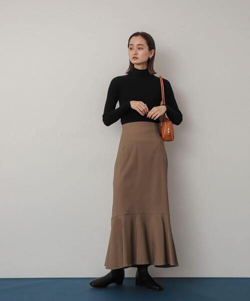 SENSE OF PLACE by URBAN RESEARCH（センスオブプレイスバイアーバンリサーチ）の「ストレッチハイウエストマーメイドスカート（スカート・レディース・モカ/ライトベージュ/ブラック・LARGE/MEDIUM/X-SMALL/SMALL/TALL）」の17枚目の写真