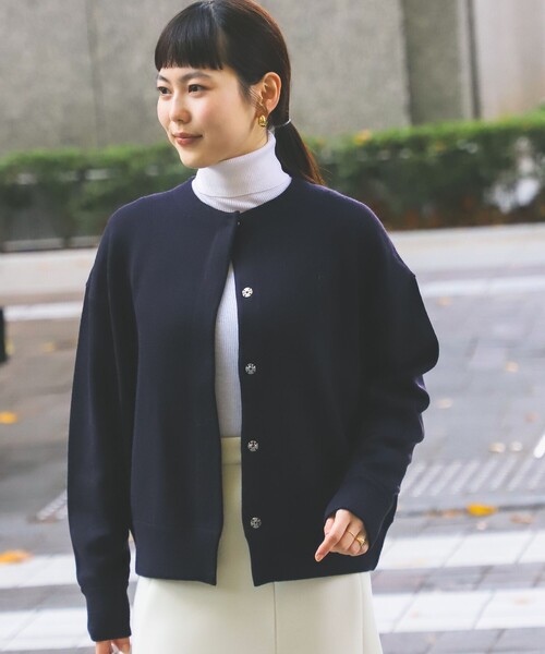 【セール】ダブルフェイス ニット ブルゾン（ブルゾン）｜Demi-Luxe BEAMS（デミルクス ビームス）