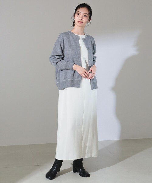 ダブルフェイス ニット ブルゾン