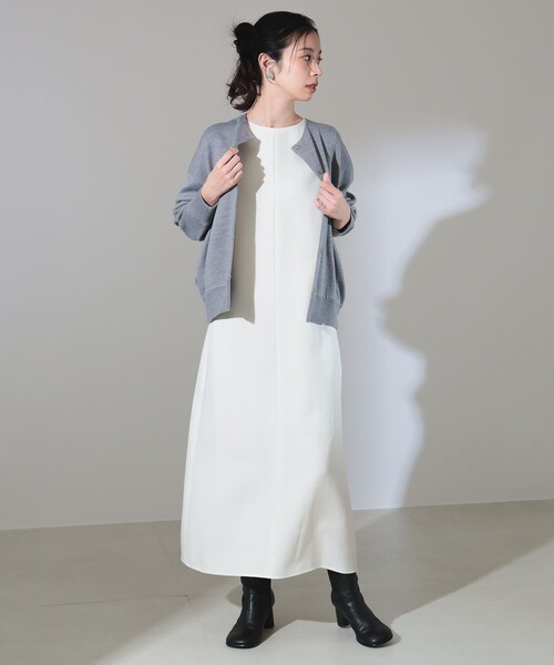 ダブルフェイス ニット ブルゾン