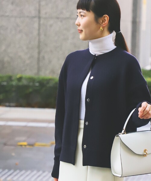 セール】ダブルフェイス ニット ブルゾン（ブルゾン）｜Demi-Luxe