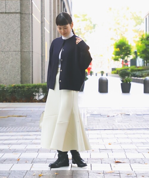 ダブルフェイス ニット ブルゾン