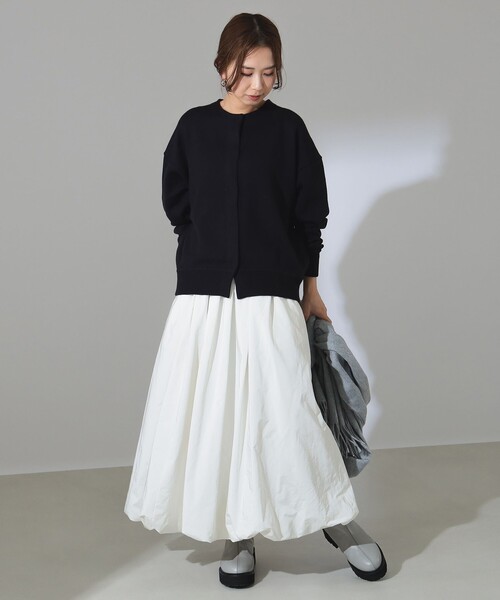 ダブルフェイス ニット ブルゾン