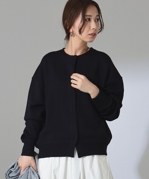 ダブルフェイス ニット ブルゾン